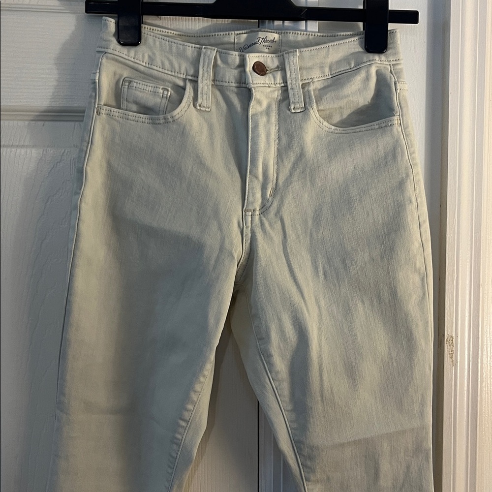 Universal thread khaki pants 2R high rise skinny